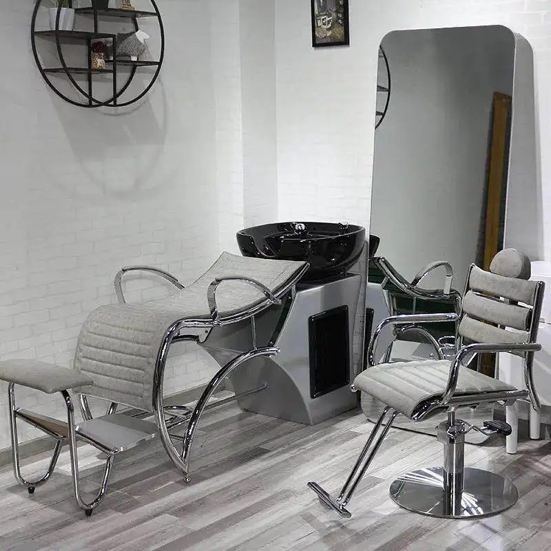 Hairdresser, shampoo bed, semi-reclining flushing bed, barbershop punching bed, hair salon, special spa bed