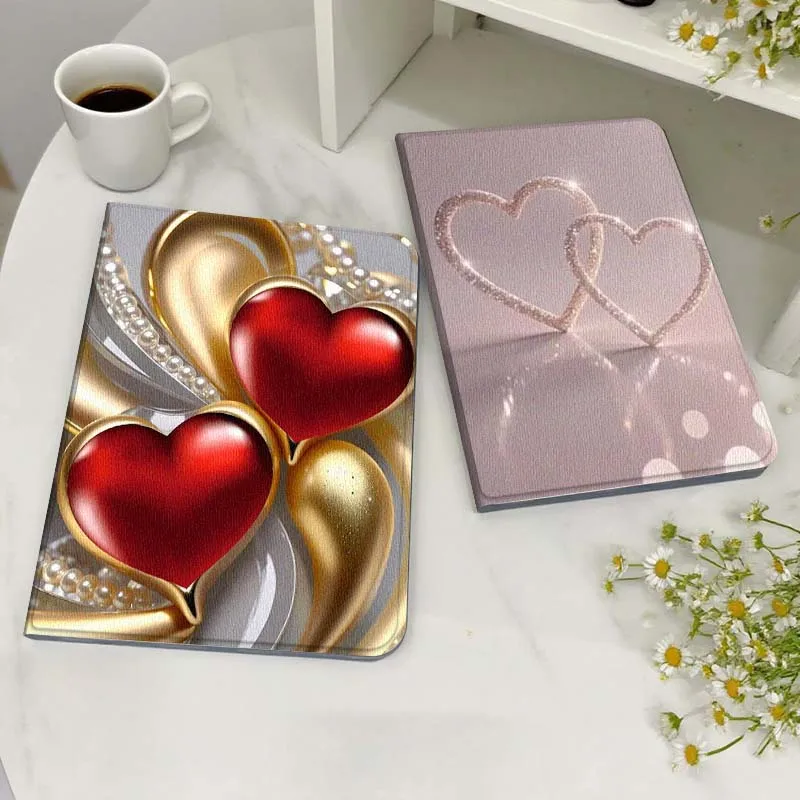 

Shining Love Heart Hot Gift For Xiaoxin Lenovo Tab Pad K11 K10 M10 P11 3rd Plus Pro Legion Y700 Y900 Gen4 2 Tablet Case