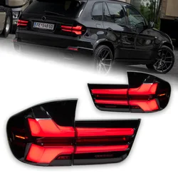 AKD  LED Car Lights for BMW X5 E70 Tail Light 2007-2013 E70 LED Tail Lamp NEW LED DRL Signal Brake Reverse  automotive Accessories