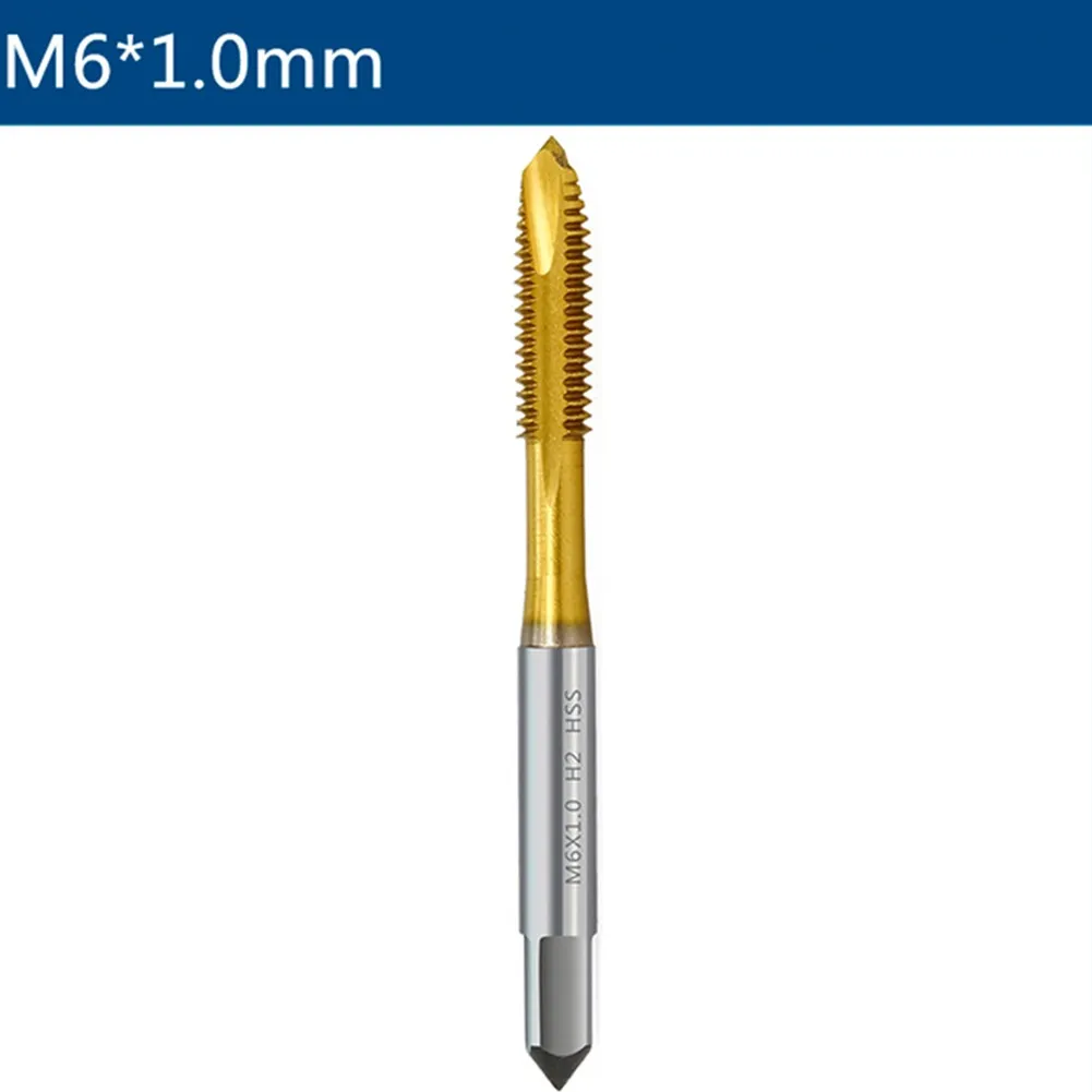 HSS Revêtement Vis Robinet Foret M2-M12 MeaccelerStraight Flûte Filetage Robinet En Acier À Grande Vitesse Robinet Outils Pièces