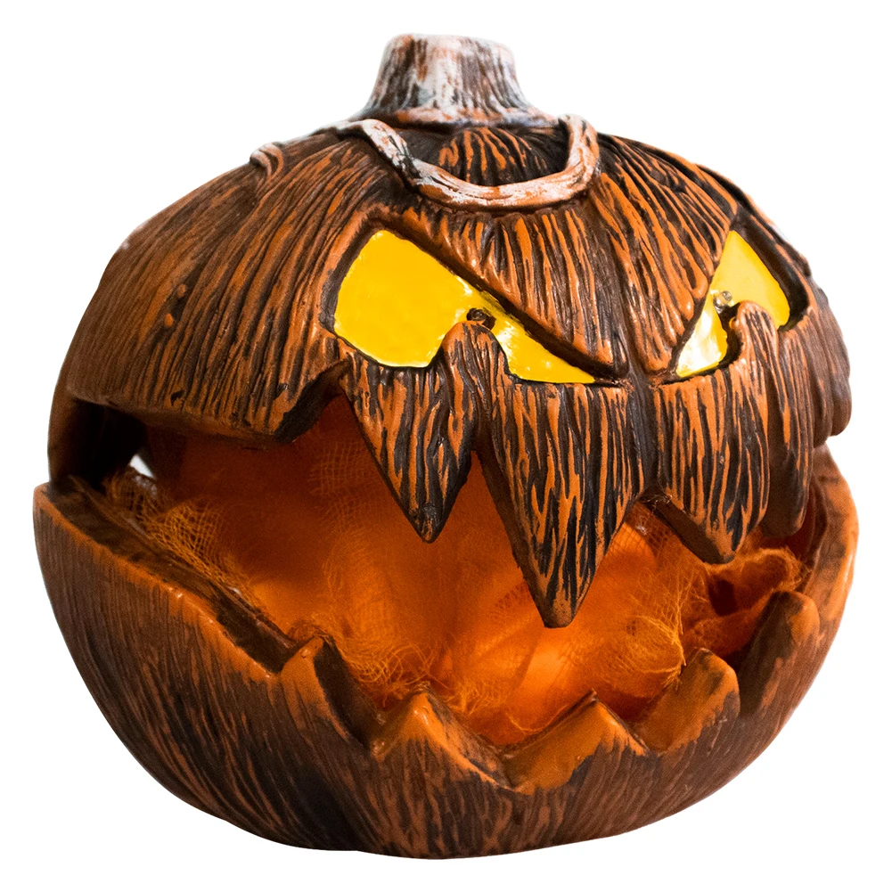 

Halloween Pumpkin Decoration Realistic Scary Pumpkin Decor Sound Control Battery Powered Festivals Party Favor Festivals Gadgets
