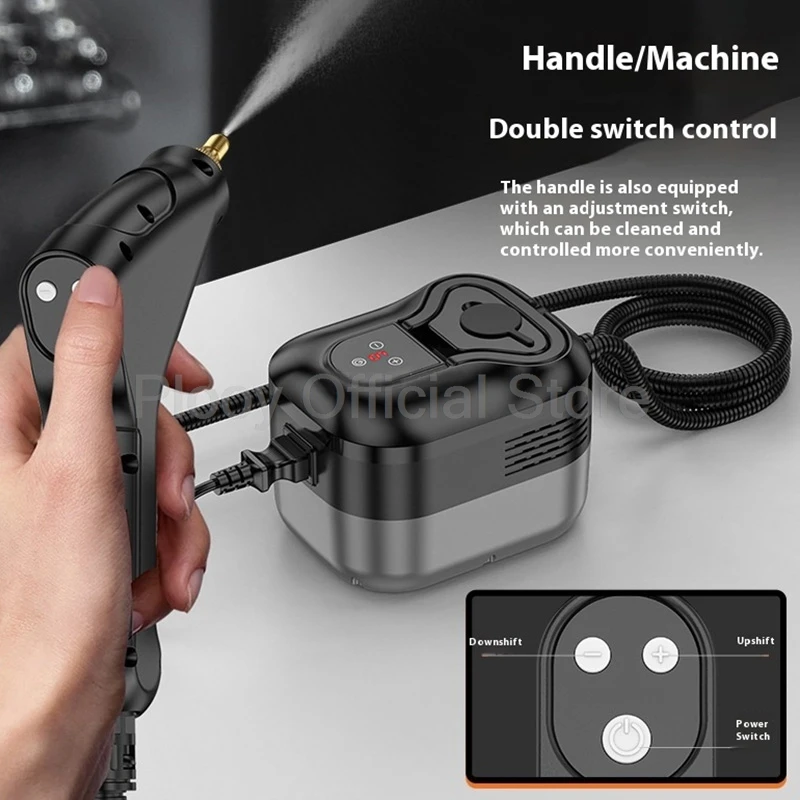 3800W High Pressure Steam Cleaner 6 Gears 1.7M Hose For Home Sofa Kitchen AC Disinfection Oil Stain Removal Multi functional