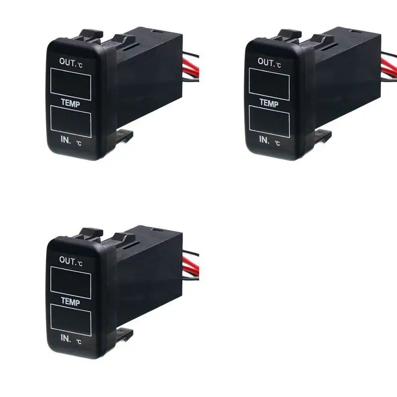 

Ingenious-3X Dual Temperature Display Inside And Outside The Car Dual Temperature Sensor For Toyota Corolla Reiz Prado Prius