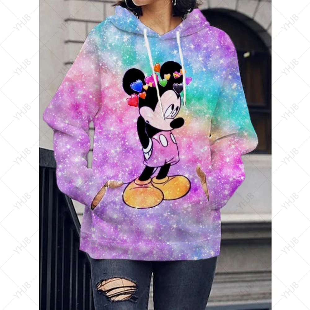 Disney-Mickey Mouse for Women, Female Anime, Harajuku, Outdoors, Anime, Clothes