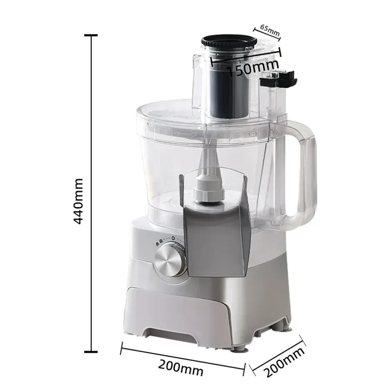 &For 220V Electric Vegetable Dicer, Garlic/Lemon Slicer and Shredder, Food Processor, 2-in-1 Multifunctional Vegetable Cutter