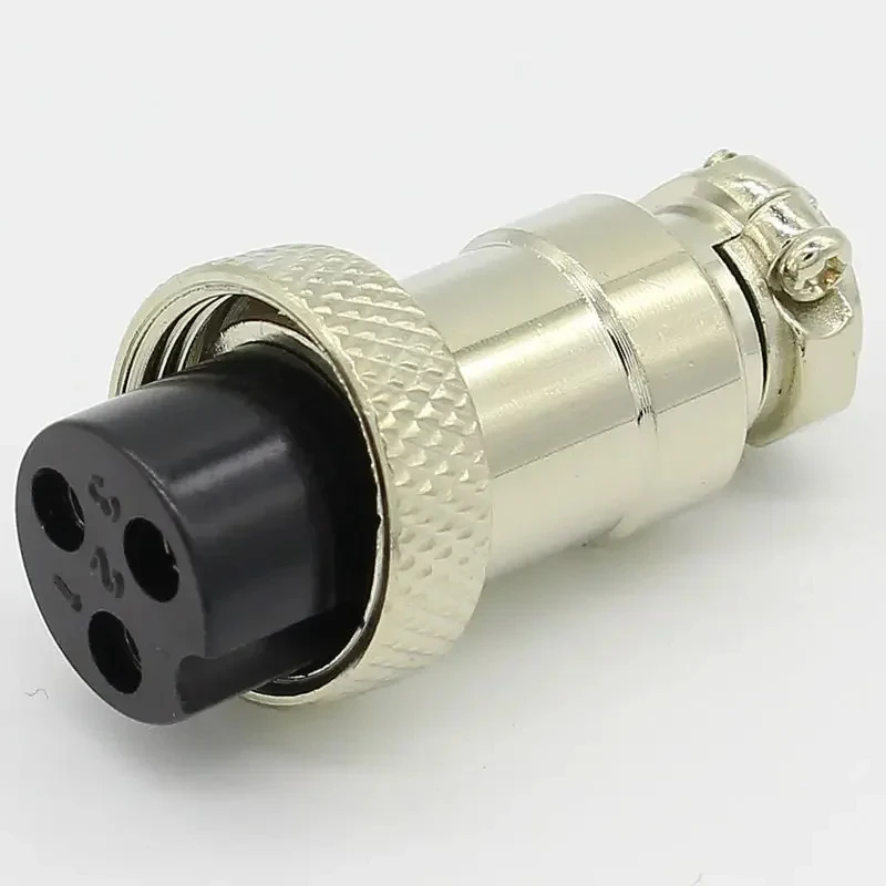 1Set GX16 3 Pin Male&Female Docking Aviator Aviation Plug Rear Nut Socket Connector