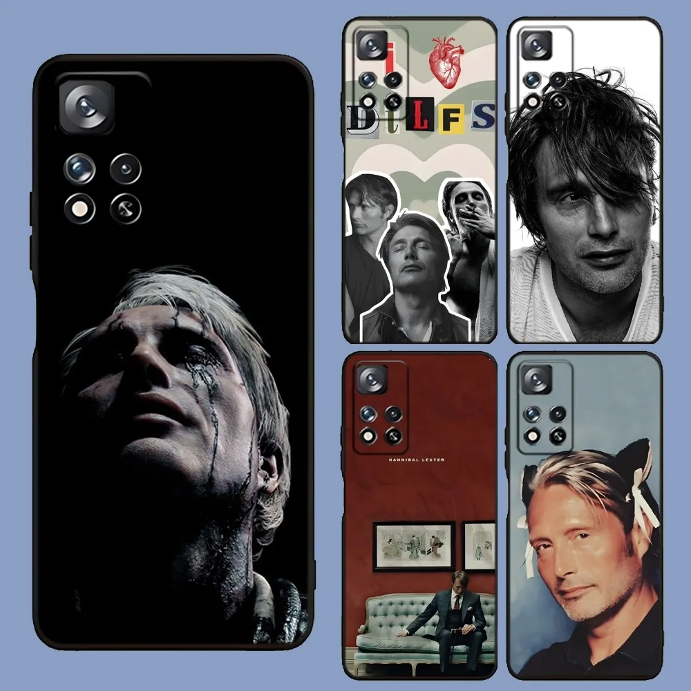 M-Mads Mikkelsen Phone Case For Samsung Galaxy A13,A21s,A22,A31,A32,A52,A53,A71,A80,A91 Soft Black Cover