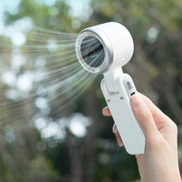 Portable Handheld Fan Mini Neck Hanging Fans with 5 Speeds USB Rechargeable Personal Foldable Fan Mini Small Turbo Handheld Fans