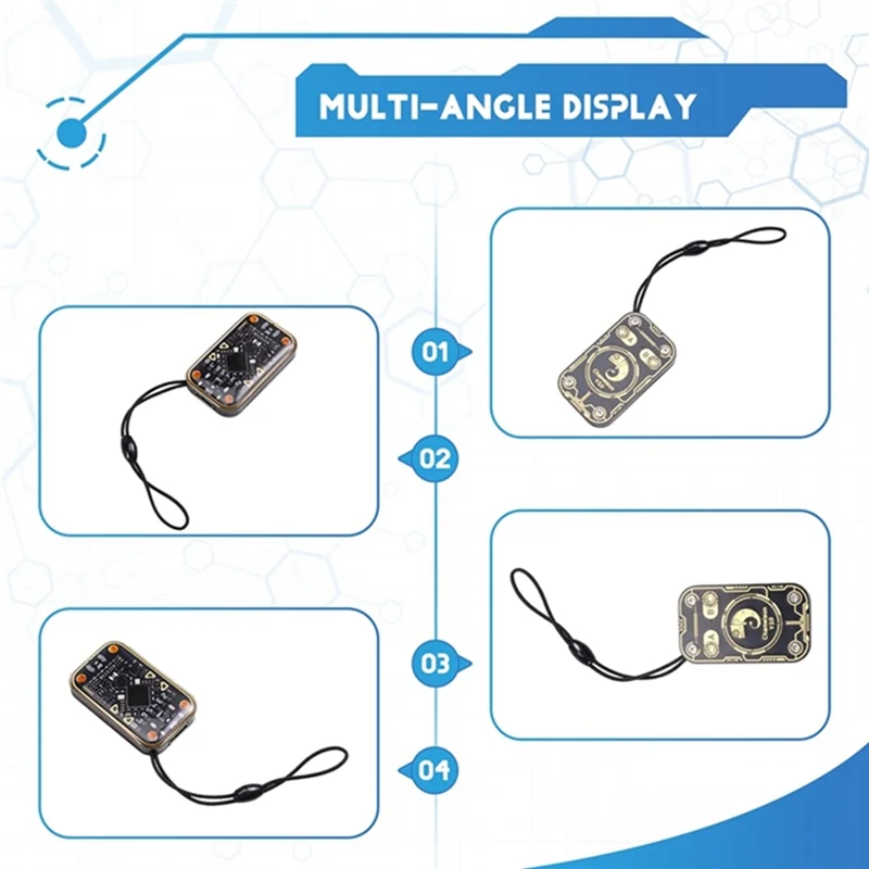

【Электронные аксессуары】Chameleon Ultra V2.0 RFID Smart Chip Reader Эмулятор 125 кГц 13,56 МГц Декодирование карт NFC Дубликатор 4Xuid Ke