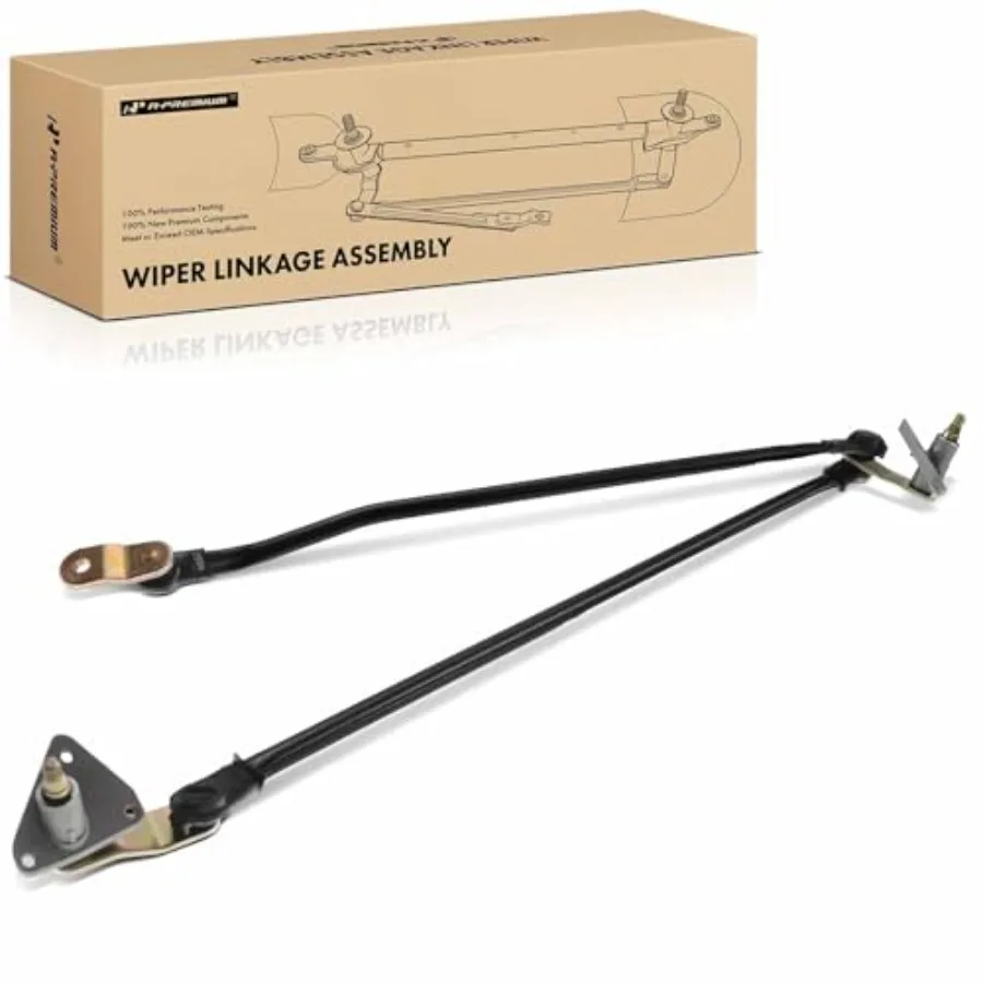 

Front Windshield Wiper Transmission Linkage Assembly Compatible with Toyota Vehicles - Tacoma 1995-2004 4Runner 1996-2002 - Rep
