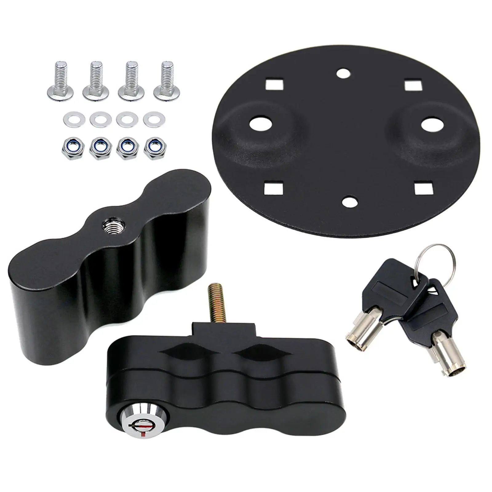 RX Fuel Pack Locking Mount Lock Rustproof Gas Container Mounting Bracket Durable