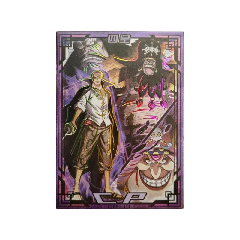 Anime ONE PIECE Rare CP Refraction Foil Luffy Law Doflamingo Kaidou Djalma Toys for boys Collectible Cards Birthday Present