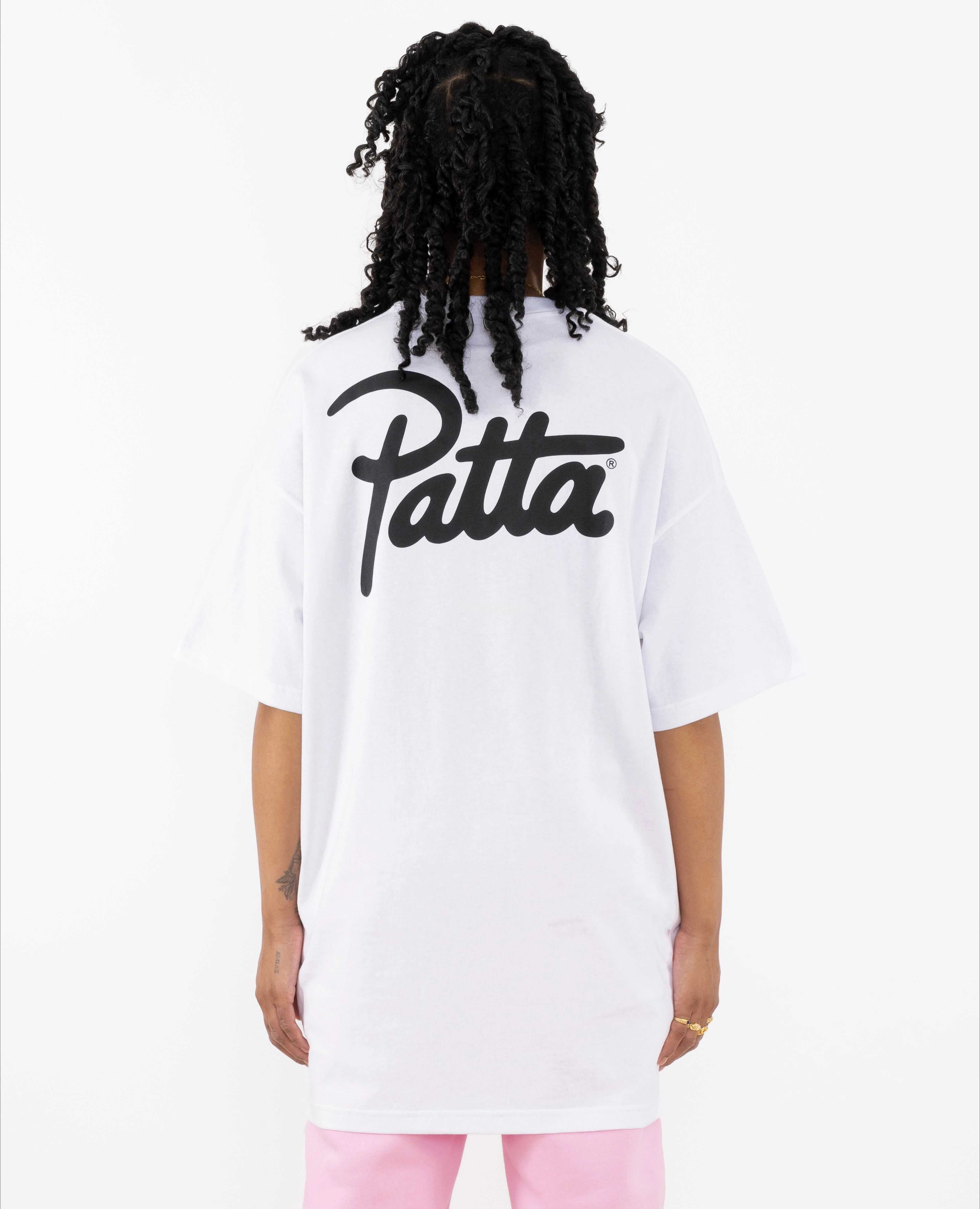 PATTA Chlorophyll 20 Years Anniv T-shirt Black Unisex Fashion Street Wear Pure Cotton Skin-friendly Soft Breathable Sports