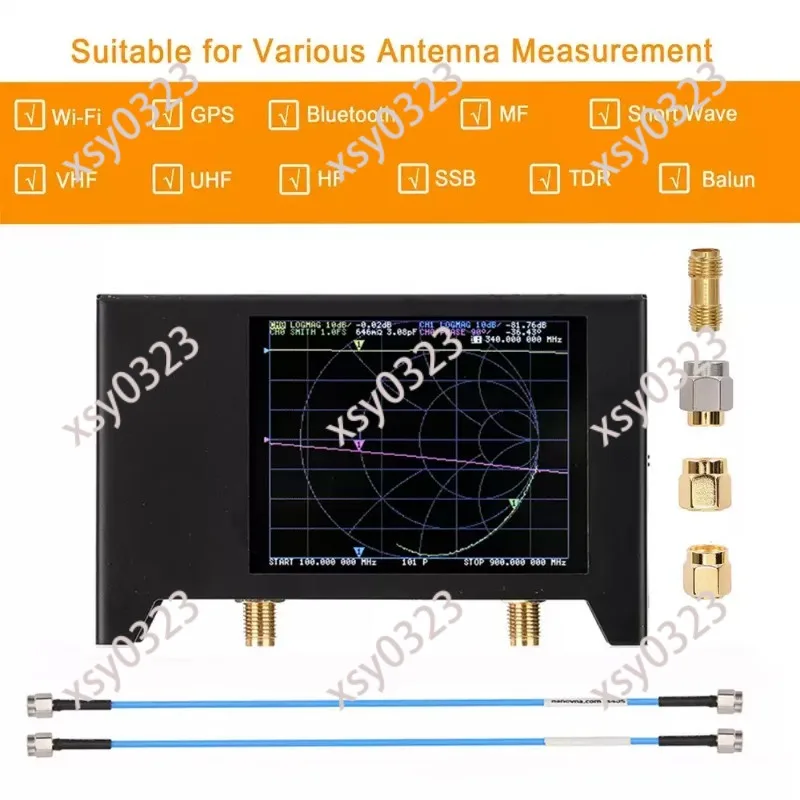 3G Vector Network Analyzer SAA2 V2 Portable RF Antenna Test Tool for Frequency Measurement