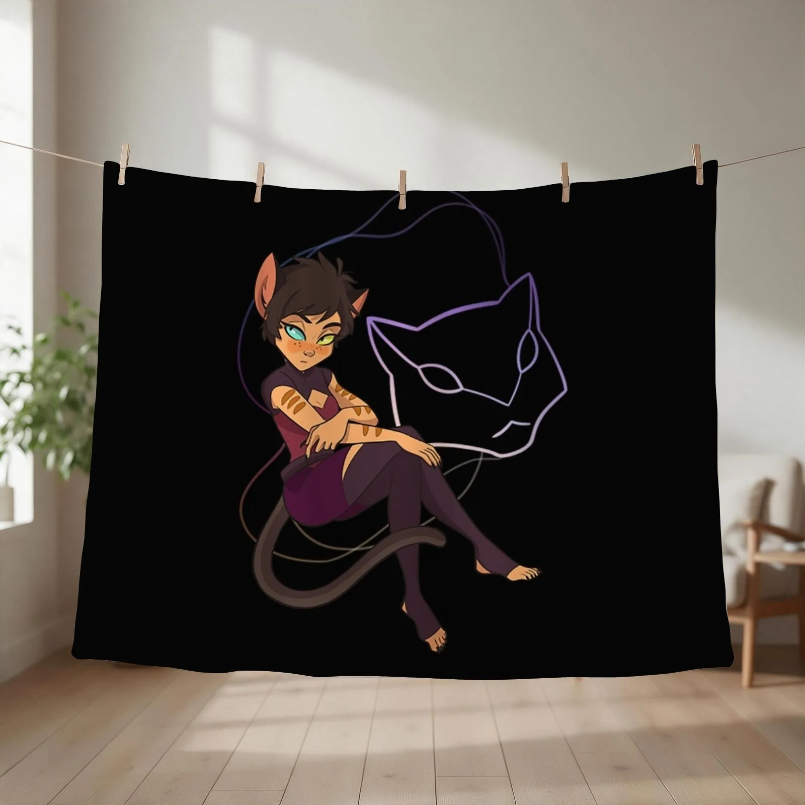 Catra T-ShirtMelog Catra Throw Blanket warm winter Thermal Decorative Beds for babies Blankets