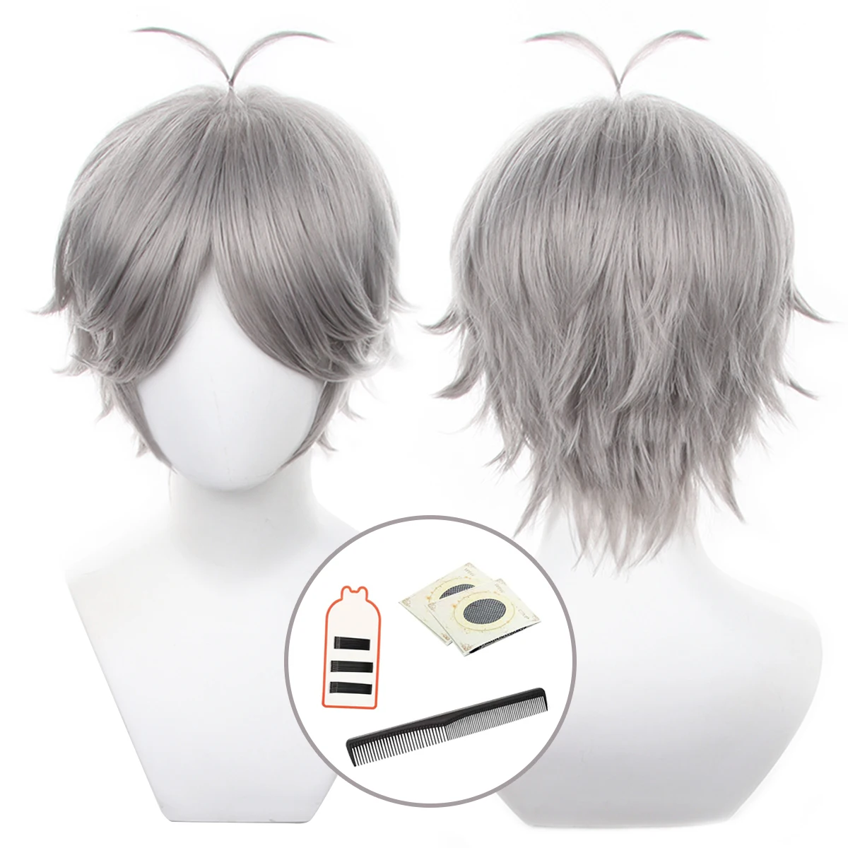 HOLOUN Haiky Anime Sugawara Koushi Cosplay Wig KARASUNO High School NO.2 Rose Net Synthetic Fiber Adjustable Size