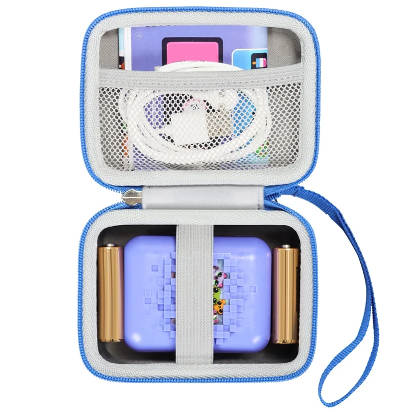 حقيبة حمل لـ Bitzee Digital Pet Protective Case المحمولة الظاهري الإلكترونية لعبة الحيوانات الأليفة وحدة التحكم حقيبة التخزين مع حزام