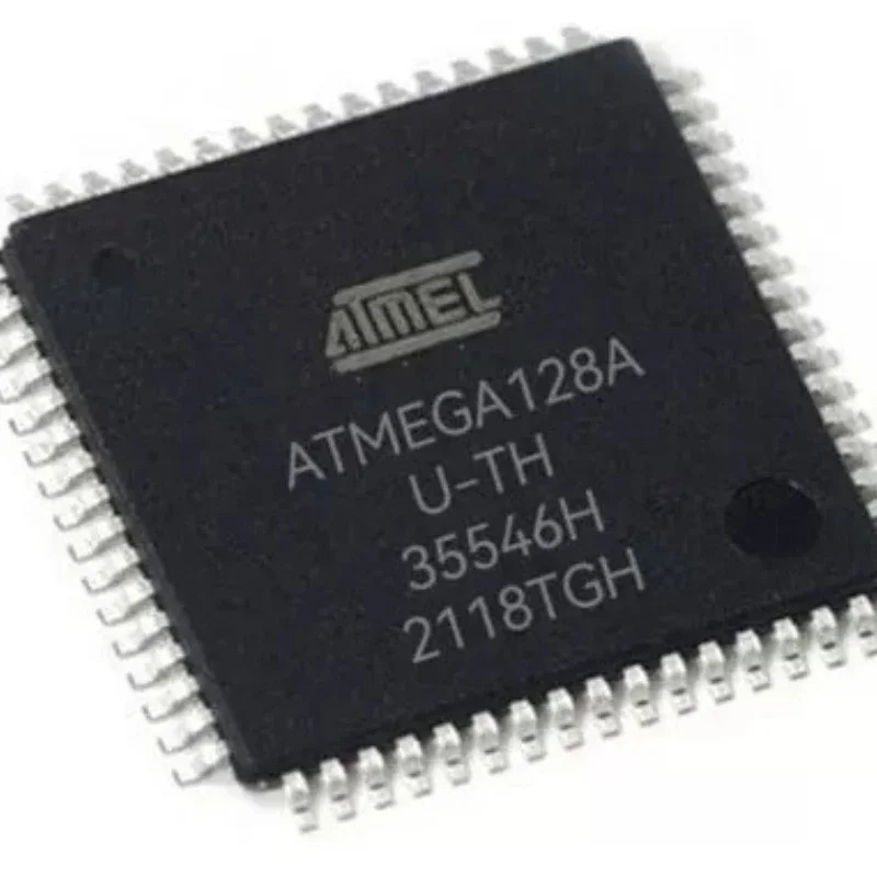 ATMEGA128A-AU SMD Microcontroller IC 8Bit AVR MCU TQFP64 16MHz 128K Flash Electronic Circuit Chip For PCB Repair