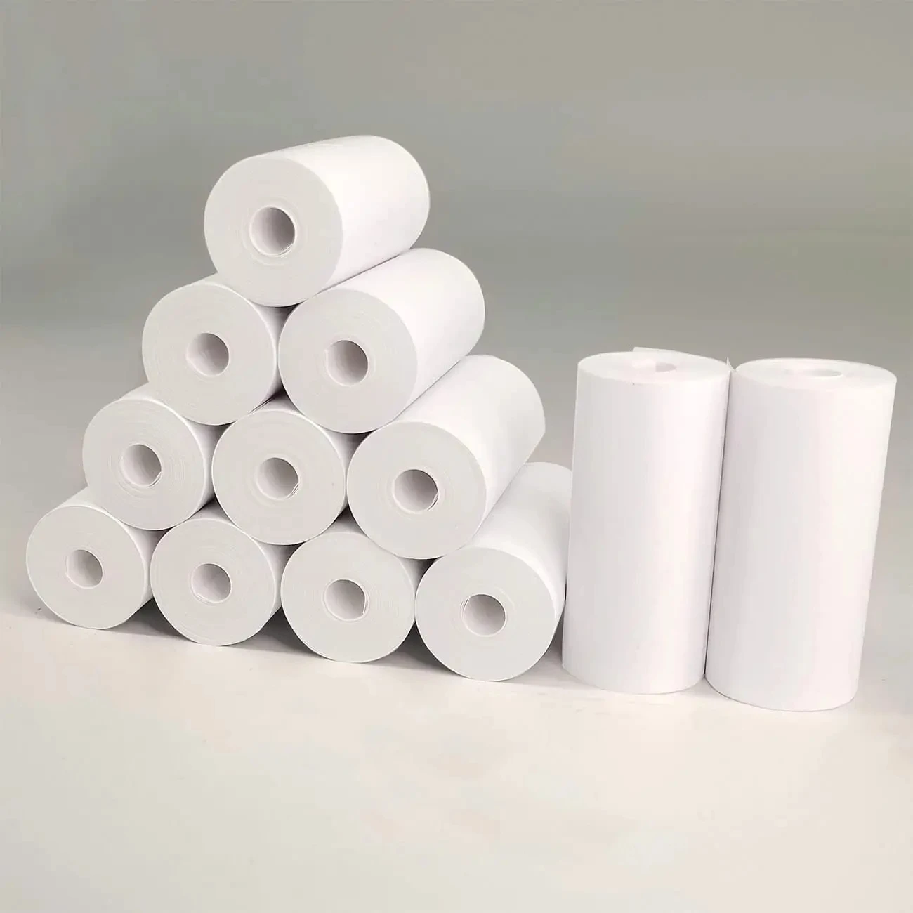 

12 Rolls Kids Instant Camera Refill Print Paper Film Coreless Thermal Print For 57mm Portable Cash Registers Mobile Printer