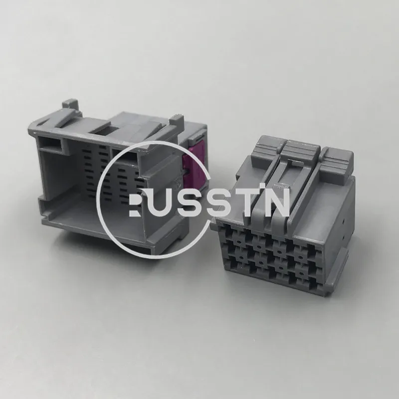 

1 комплект, 15-контактная 1-967628-6, серая автомобильная розетка переменного тока в сборе, автомобильная модификация, детали розетки, авто незапечатанная вилка 1-967623-6 1-967628