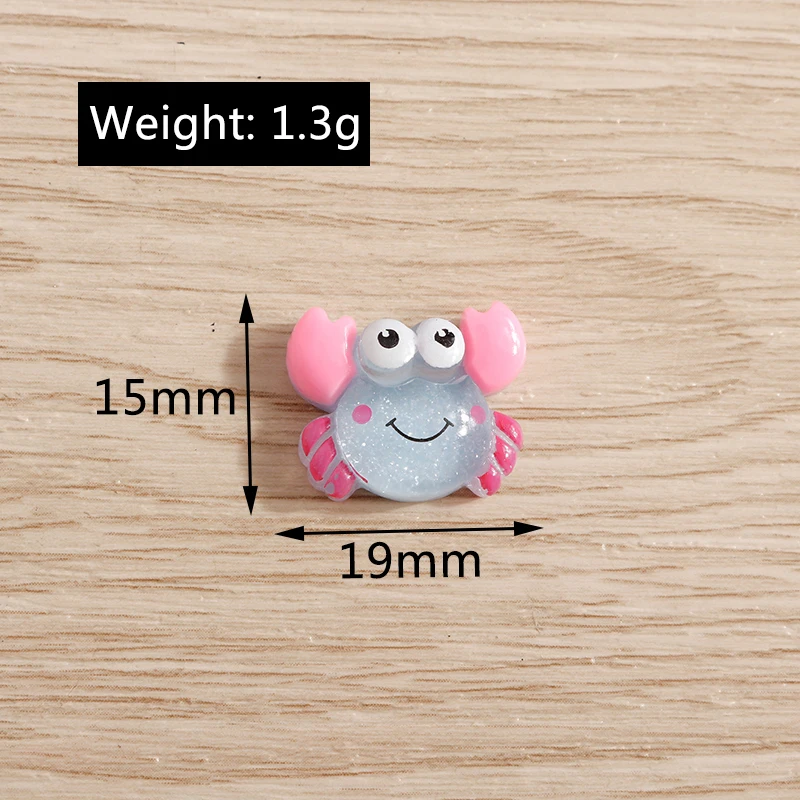Tusember 10 Stück Tier-Anhänger, niedliche flache Einhorn-, Enten-, Frosch- und Bären-Anhänger für die Schmuckherstellung, Ohrringe, Halsketten, DIY-Zubehör – Detail 5