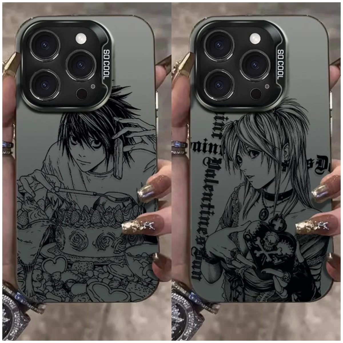 Cool Anime Deaths Note Phone Case for Samsung Galaxy S26 S25 S24 S23 S22 S21 S20 Note20 FE Ultra Edge Plus 4G 5G Anti Fall Cover