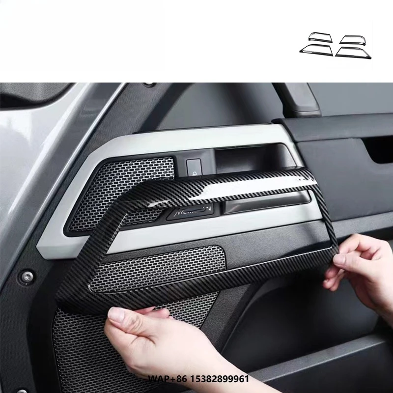 

Defender 110/90/130 Handle Cover for 2022-2023 Year Defender Door Handle Dry Carbon Fiber Material Interior Car Decorative Frame
