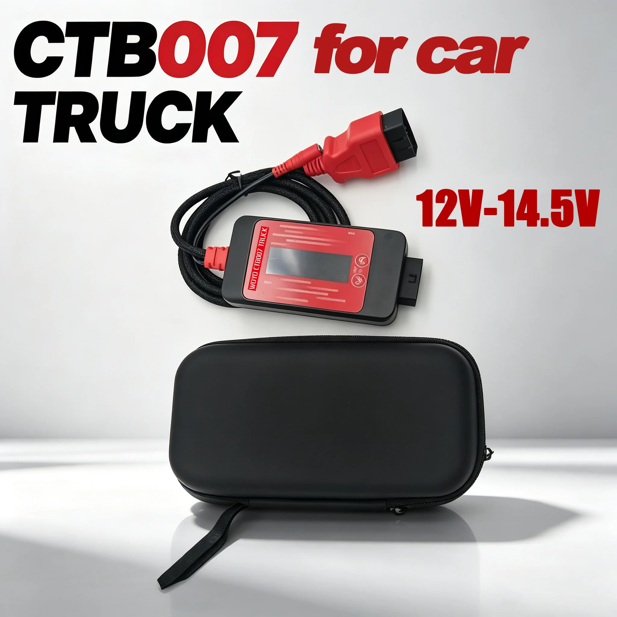 Newest Regulated Output Voltage Converter CTB007 for TRUCK/Car Monitors Live Voltag OBD2 Voltage Converter 24V to 24V/12V-14.5V