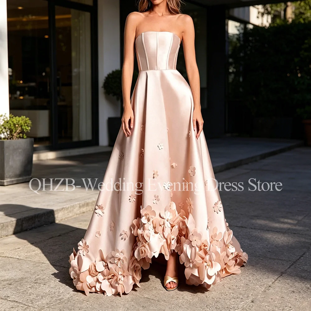 

Customized Elegant Long Evening Dresses for Special Occasions Satin Floor-Length Sweep Train Women Prom Party Gala Gowns 2026