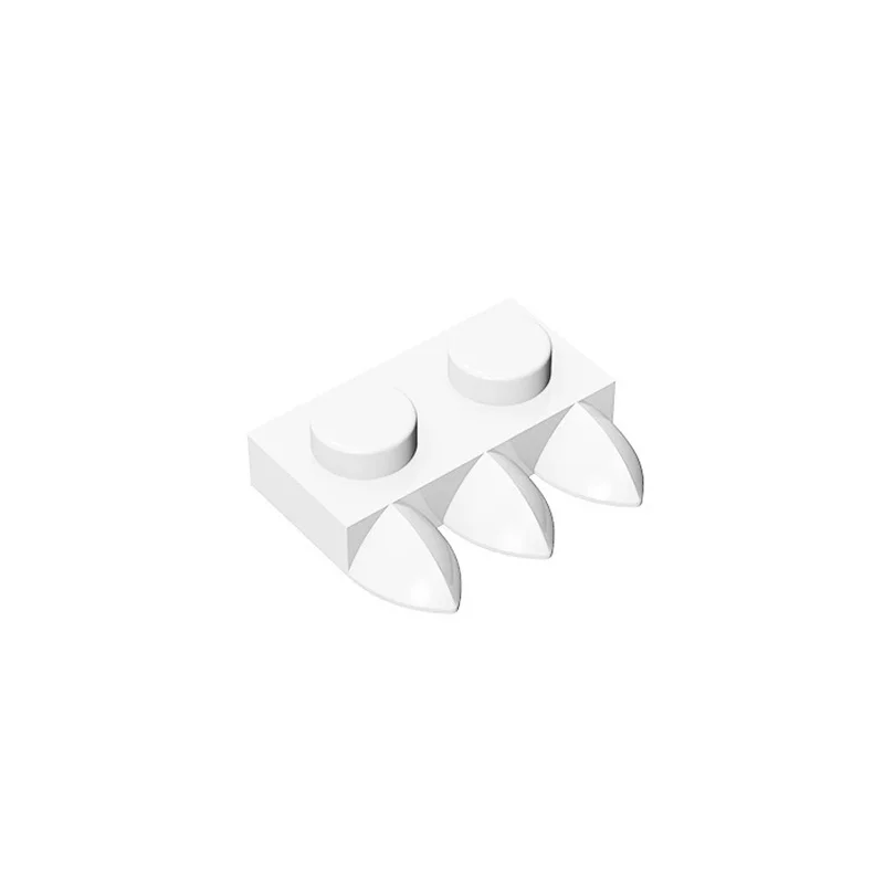 50개 퍼즐 파티클 15208 개조형 1x2 빌딩 블록 키트 3개의 톱니판 브릭 조립 장난감 어린이 선물 드롭쉬핑
