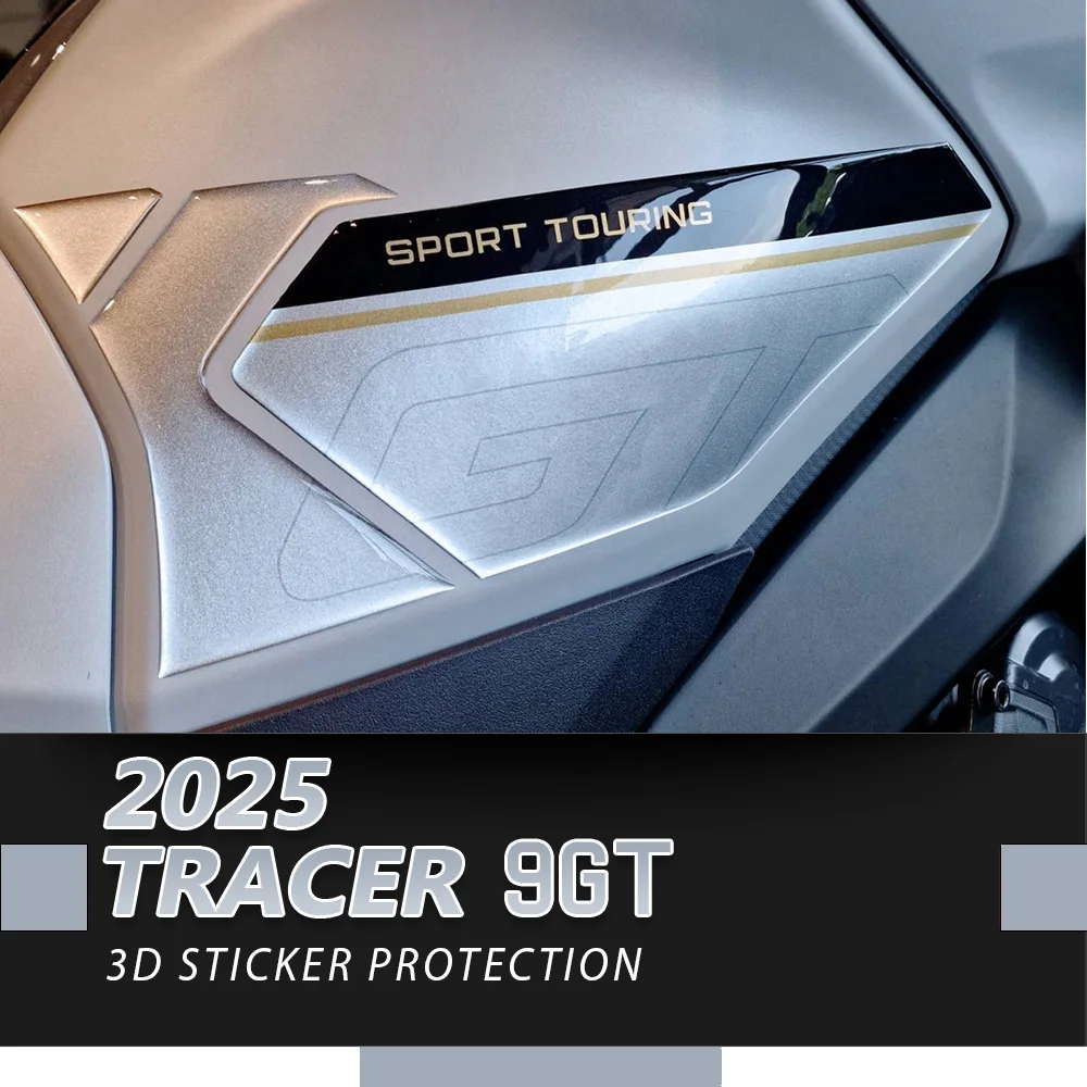 

Для Tracer 9 GT накладка на бак Tracer 9 gt керамический лед 2025 аксессуары для мотоциклов 3D наклейка из смолы противоскользящая накладка защитный комплект