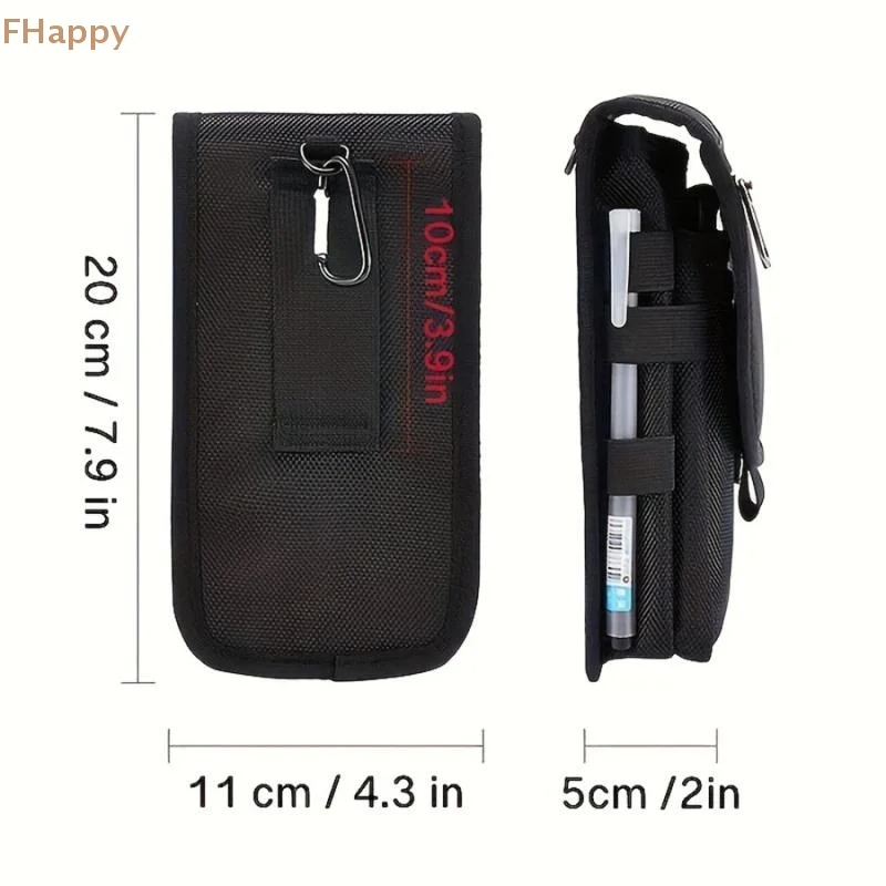 携帯電話バッグ カジュアルウエストバッグ ペン挿入バッグ フリップトップ 携帯電話ウエストハンギングバッグ ウエストバッグ 携帯電話