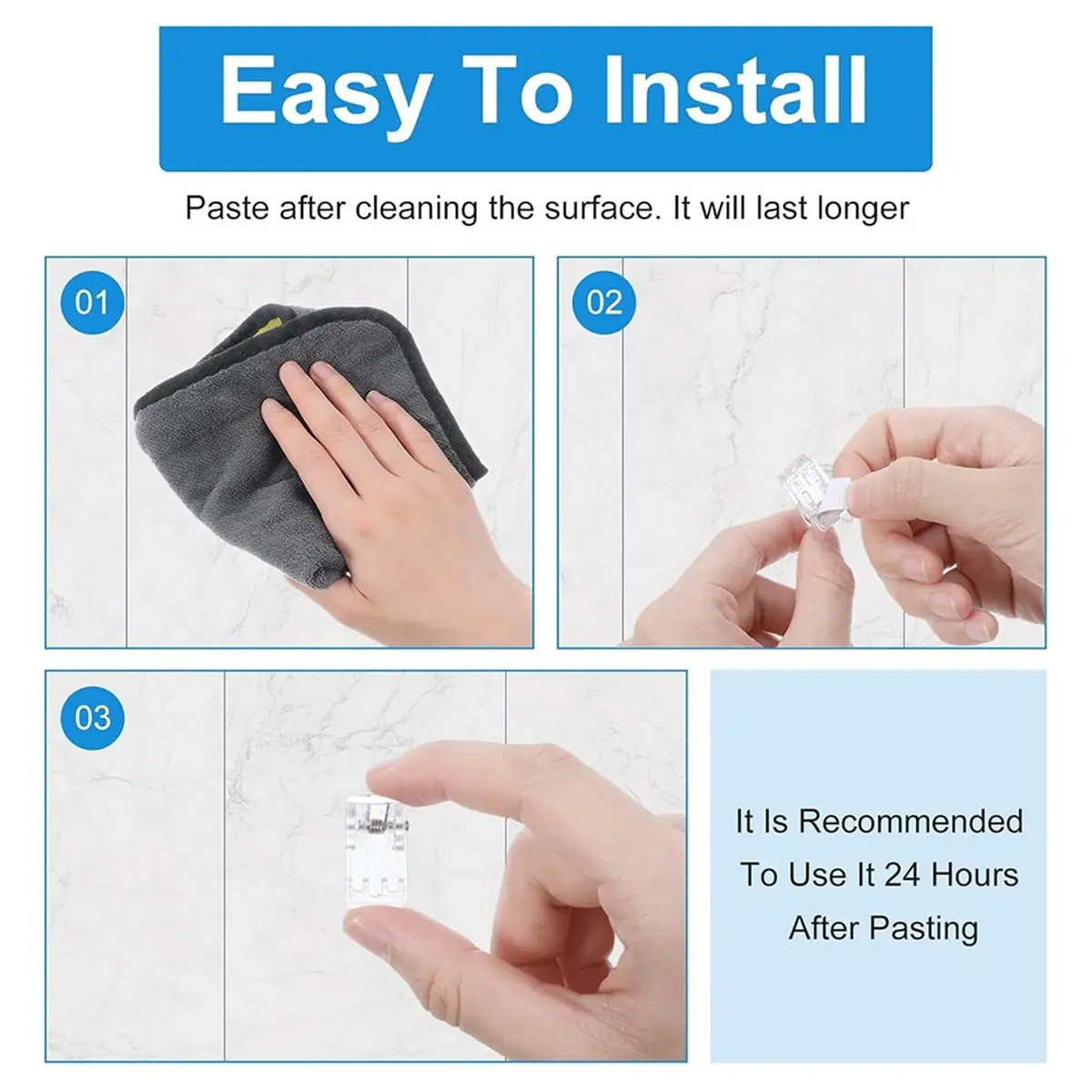 200Pcs Self Adhesive Clips for Photo Sticky Clips for Wall Tapestry Wall Hanging Clip Sticky Spring Clip