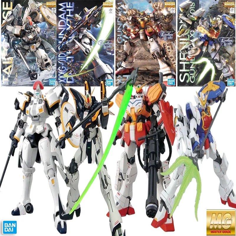 

Bandai MG 1/100 Gundam Tallgeese XXXG-01D DEATH SCYTHE XXXG-01H XXXG-01S комплект в сборе, модель игрушки, подарок для мальчика