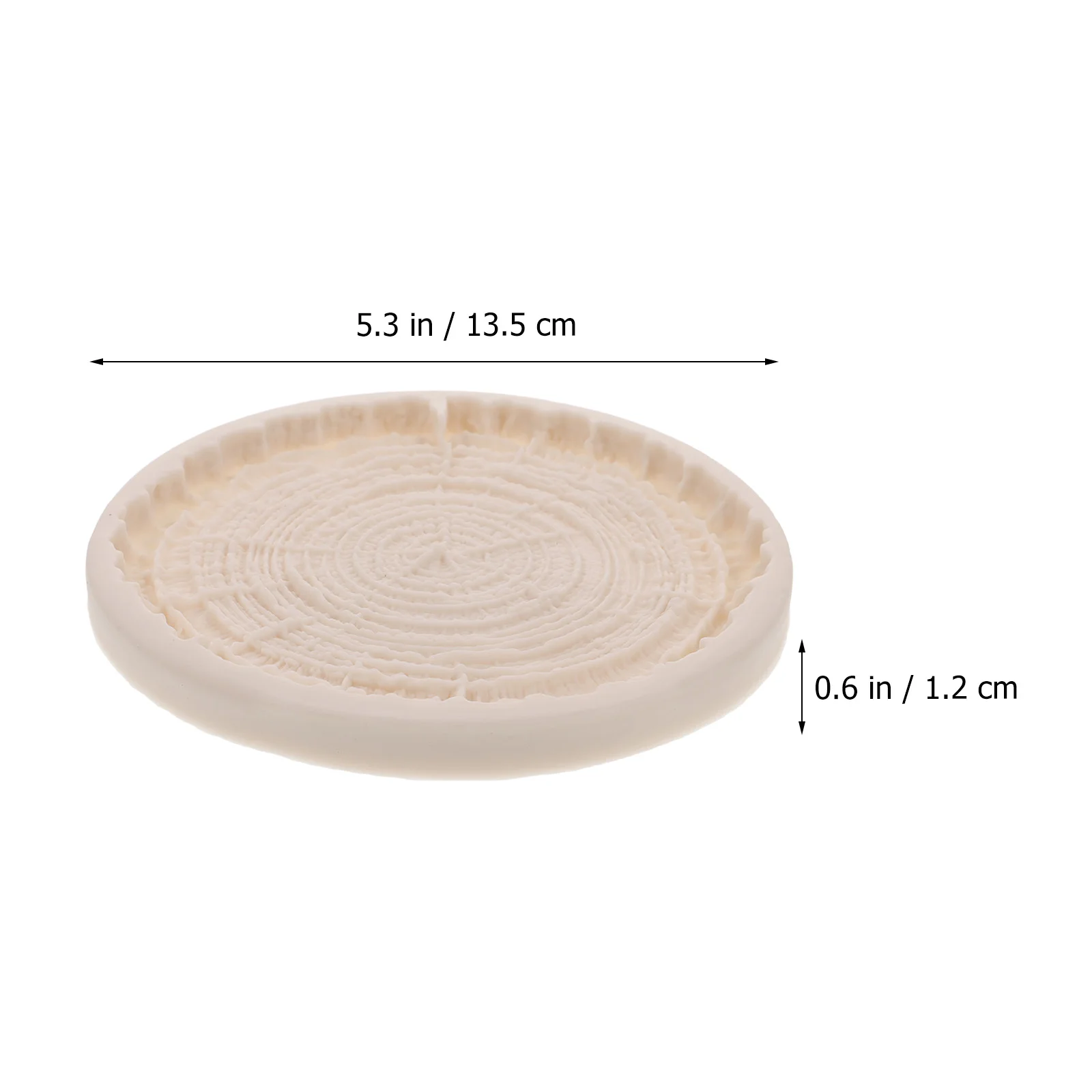 Coaster Mold Non-stick Silicone Tree Stump Cake Decorating Candy Molds DIY Supplies Silica Gel Crafts Fondant Chocolate