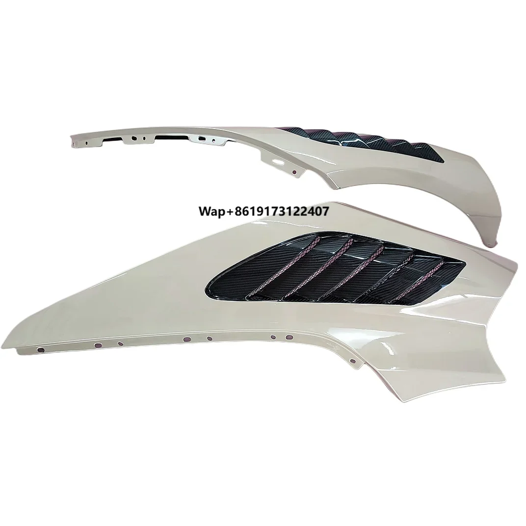

Modified for 720S Body Part Vors Type Semi Carbon Fiber Forged Wide Front Mudguard