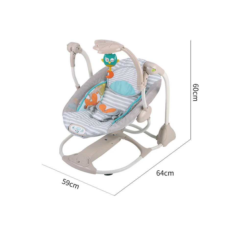 KSF Baby Rocking Chair Multi-functional 2 In 1 Electric Baby  Toy Cradle Swing Baby Bouncer And Rocker Chairs Girls Gift Toys