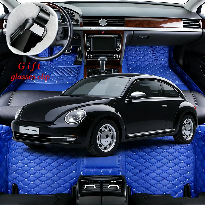 

Custom For VW Beetle 3rd Gen Hardtop 2008-2019 Waterproof Car Floor Mats Car Accessories Carpets Covers Left /Right Hand Drive