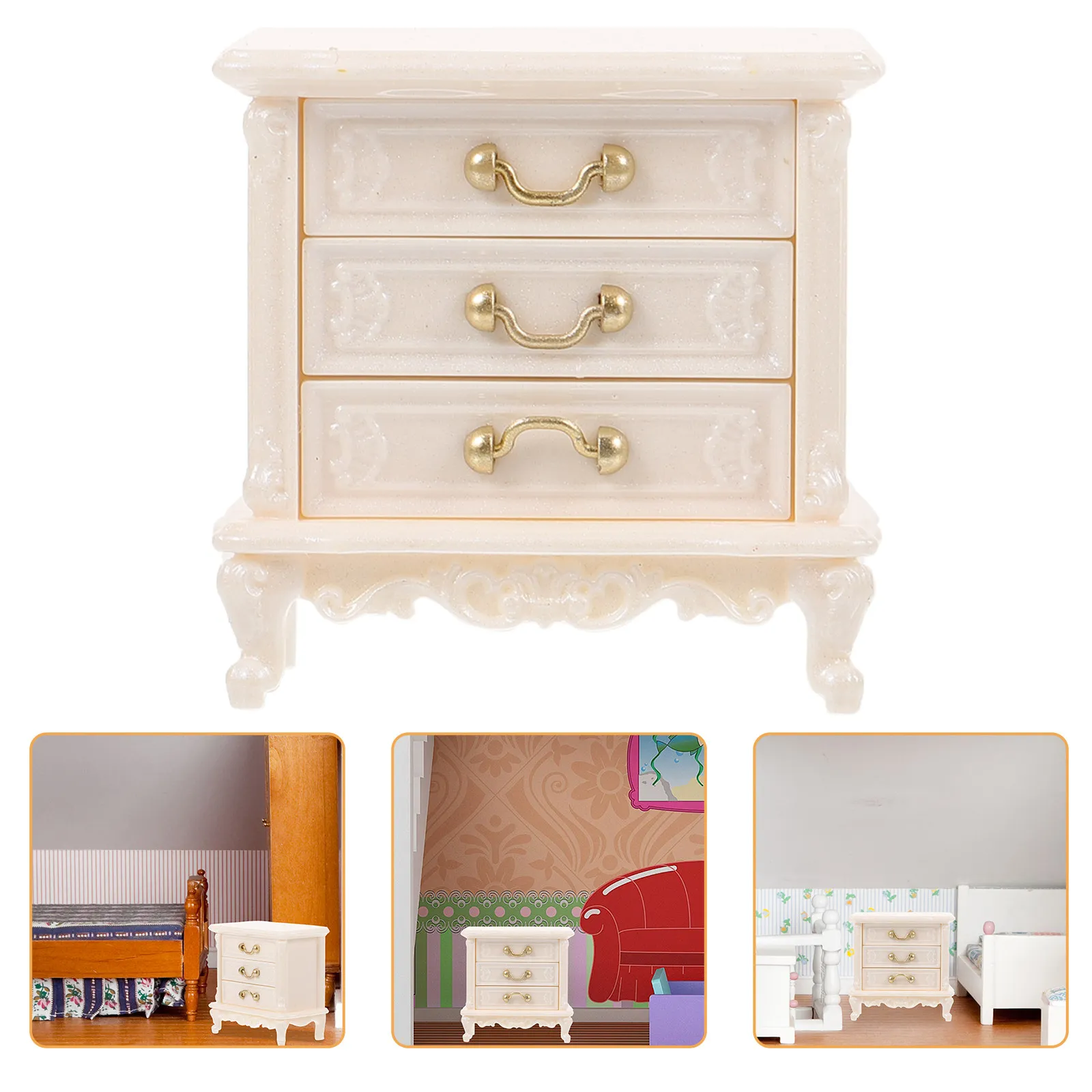 

Миниатюрная мебель для кукольного домика в винтажном стиле: декоративные аксессуары для микроландшафта для маленьких гостиных и спален