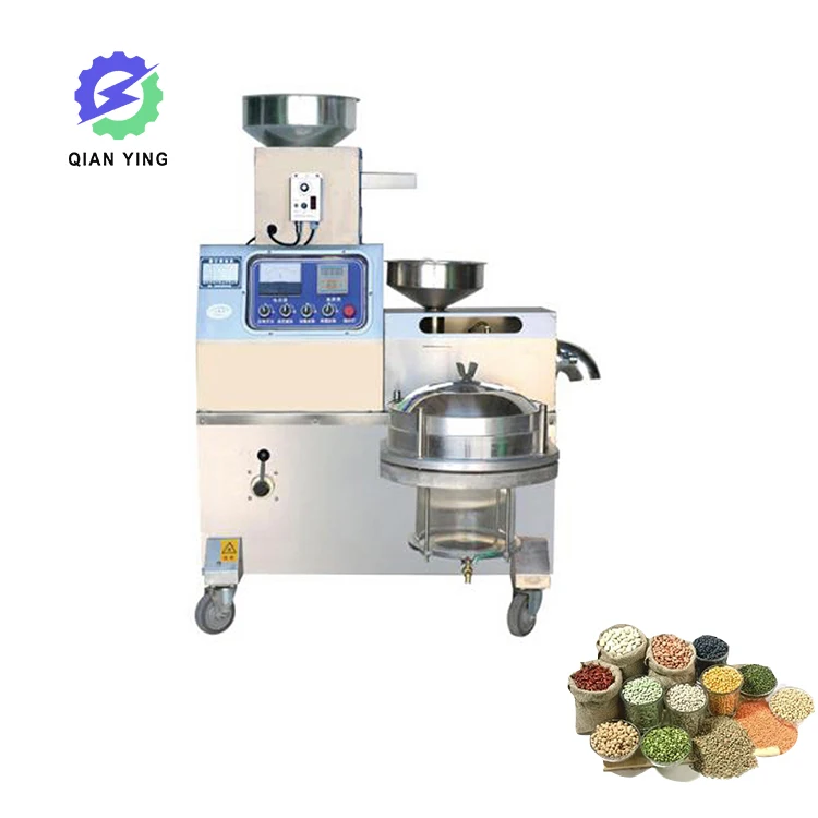 

Making Edible Olive Oil Press Machine New Design Cold Hot Peanut Sesame Rapeseed Walnut Coconut Palm Corn Olive Electric