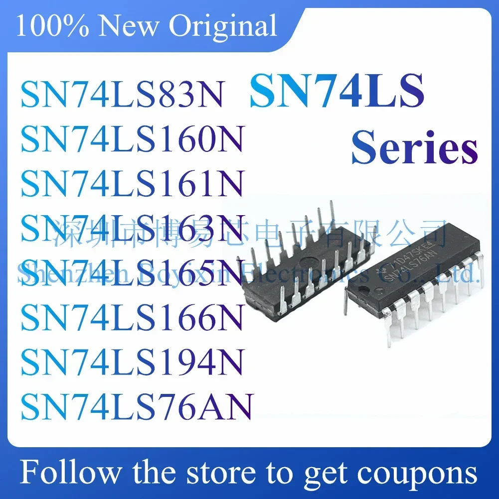 

NEW SN74LS83N SN74LS160N SN74LS161N SN74LS163N SN74LS165N SN74LS166N SN74LS194N SN74LS76AN.
