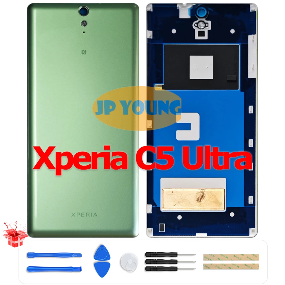 Оригинальная задняя крышка аккумулятора, корпус задней двери для Sony Xperia C5 Ultra E5506/E5533/E5563/E5553-замена Оригинальная задняя крышка аккумулятора, корпус задней двери для Sony Xperia C5 Ultra E5506/E5533/E5563/E5553-замена