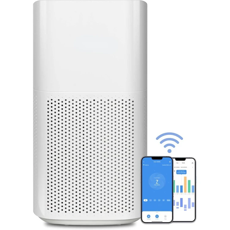 

Air Purifiers for Home Large Room Up to 3175 Sq. Ft with Smart WiFi, PM2.5 Monitor, HEPA Sleep Mode, 3-in-1 Filter for Smoke,