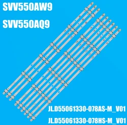 LED bar for PANASONIC TX-55FX550B TX-55FX550E TX-55FX555B 55HK25T74U SVV550AQ9 SVV550AW9 A B VES550QNYL-2D-N01 N02 03