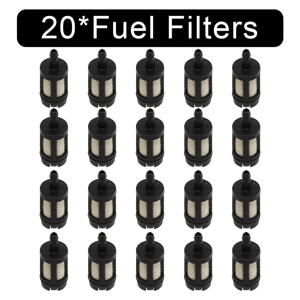 20 Pack Fuel Strainer For Hedge Trimmer Chainsaw And Small Engine Tools That Use For 2mm 2.5mm 3mm Fuel Delivery Tubing
