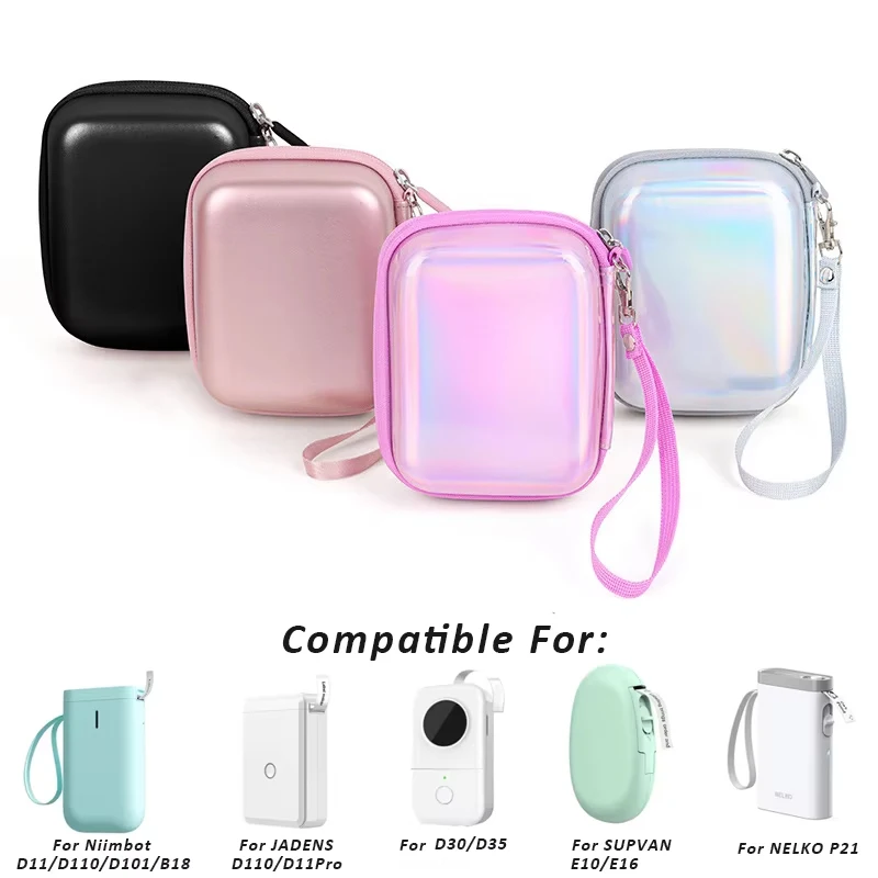 Niimbot D11 D110 D101 B18 Storage Box Protective Shell Carry TRAVEL Bag Case Compatible with SUPVAN E10 D30