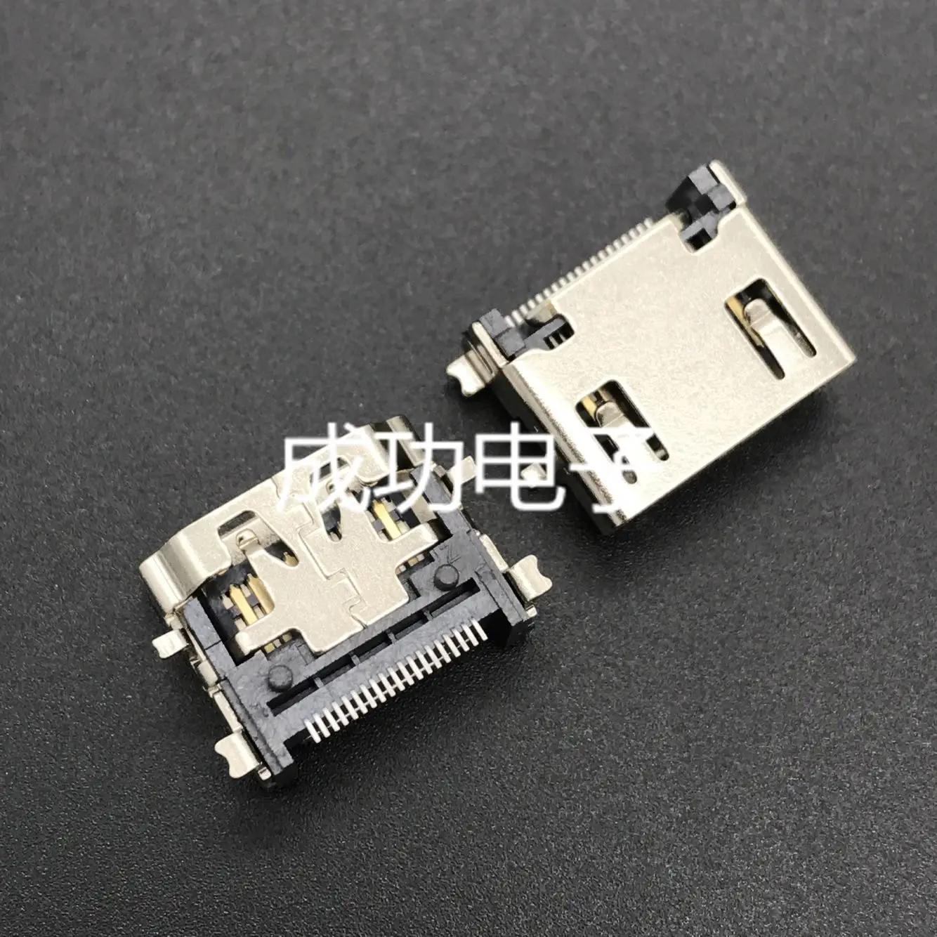 For HDMI high definition interface female seat, patch high definition transmission socket 19P laptop interface, full sticker