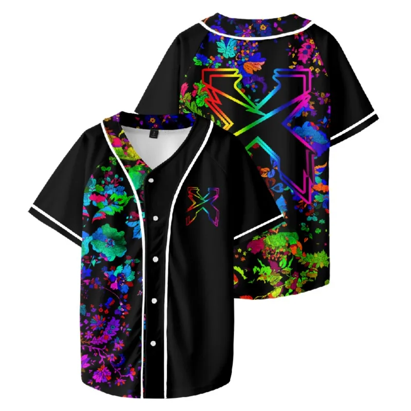 

Excision Y2k Baseball Jersey Merch Baseball Uniform T-Shirt Unisex Streetwear For Men/Women Baseball Shirts Top