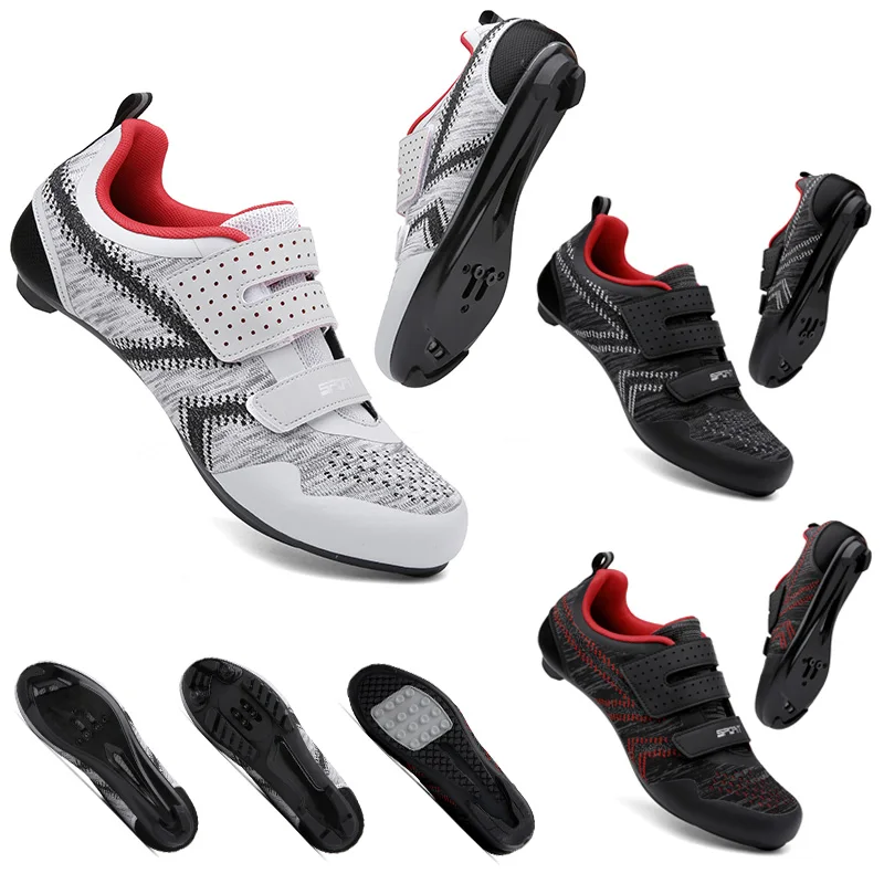 

Men SPD Cycling Shoes Sports Dirt Road Bike Shoes Flat Speed Cycling Sneakers Flats Mountain Bicycle Footwear MTB Cleats Shoes