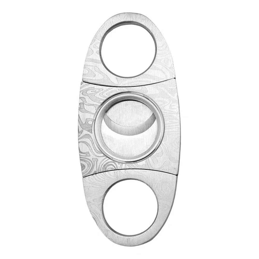 10pcs Stainless Steel Cigar Cutter Portable Double Blade Guillotine Cut Tool
